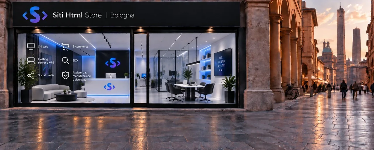 Visualizzazione della sede Siti Html Store a Bologna