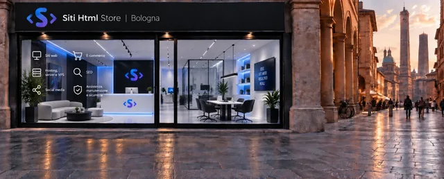 Sede Siti Html Store a Bologna con showroom digitale e area consulenza